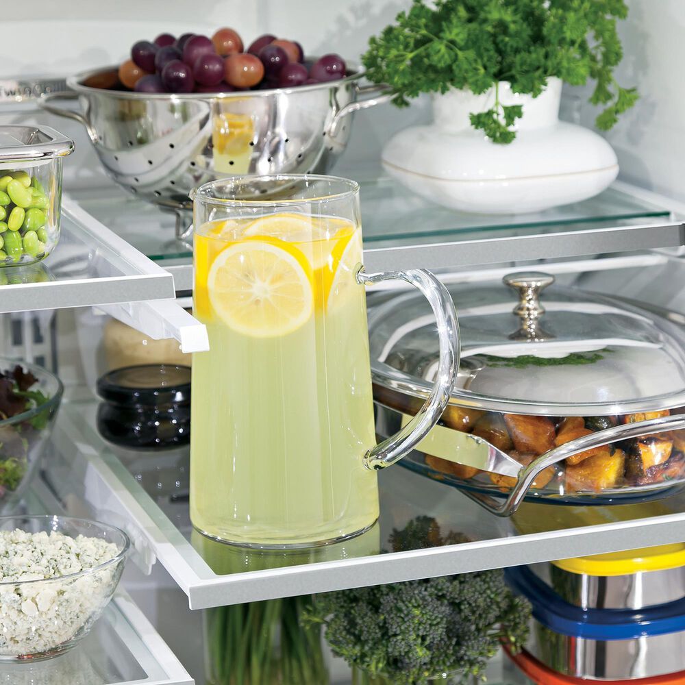 GE Profile 22.1 Cu. Ft. French-Door Refrigerator with Hands-Free AutoFil in Fingerprint Resistant Stainless Steel, , large