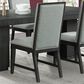 Mayberry Hill Donovan Side Chair with Gray Cushion in Chic Cabernet, , large