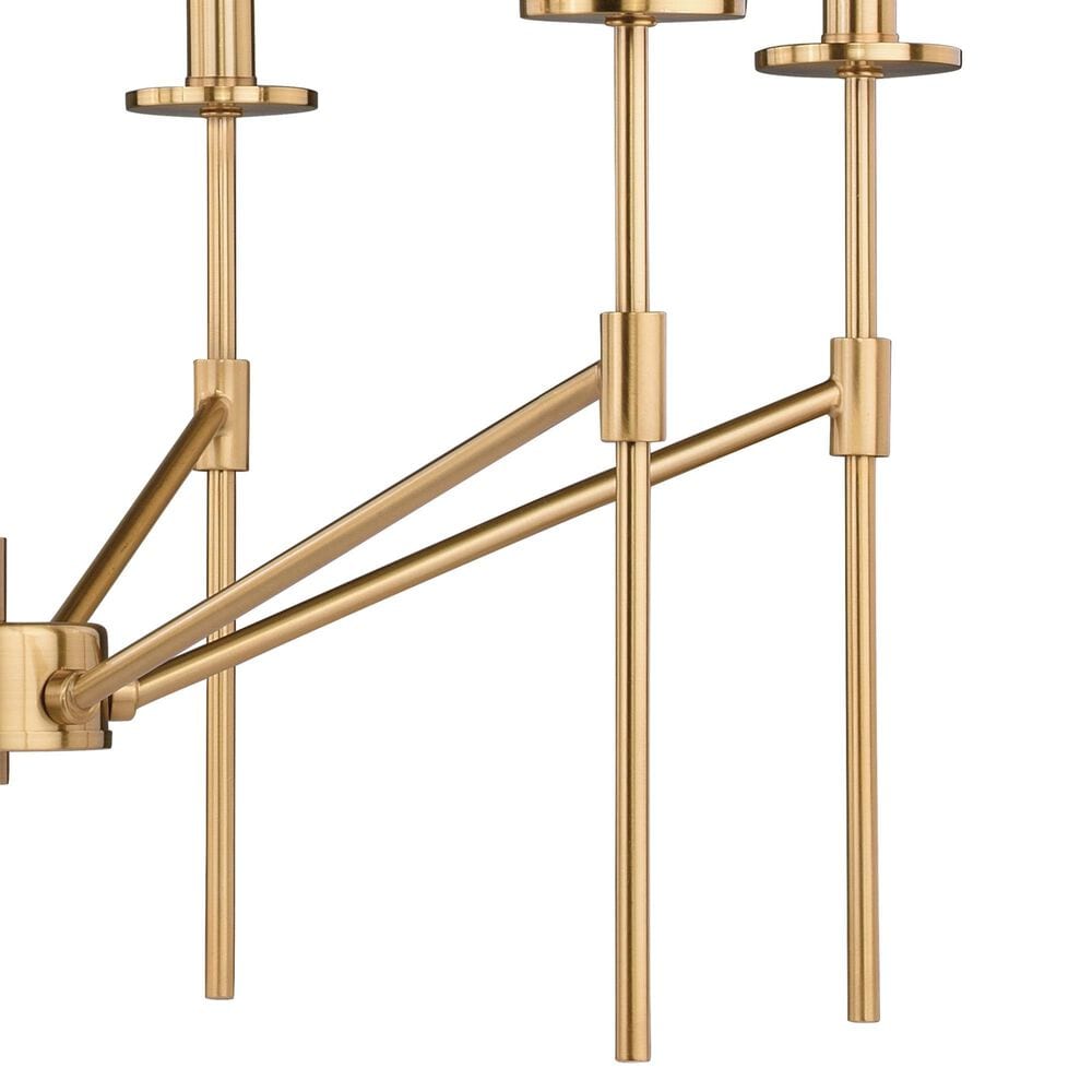 Vaxcel Kedzie 6-Light Chandelier in Natural Brass, , large