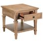 Belle Furnishings Haven Hills End Table in Camel Beige, , large