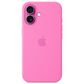 Apple Silicone Case with MagSafe for iPhone 16 in Peony, , large