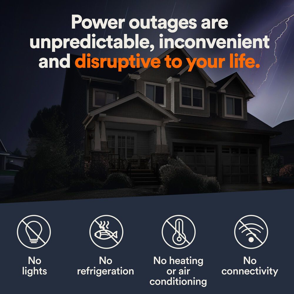 Generac Guardian 22000-Watt Home Backup Generator with 200 Amp Transfer Switch, , large