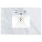 James Martin Vanities Lorelai 36" Single Vanity in Mid-Century Walnut with 3 cm Carrara White Marble Top, , large