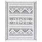 Safavieh Cabana CBN658A 8" x 10" Ivory and Grey Indoor/Outdoor Area Performance Rug, , large