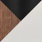 Lumisource Mason Mara Counter Stool with White Cushion in Black and Walnut (Set of 2), , large