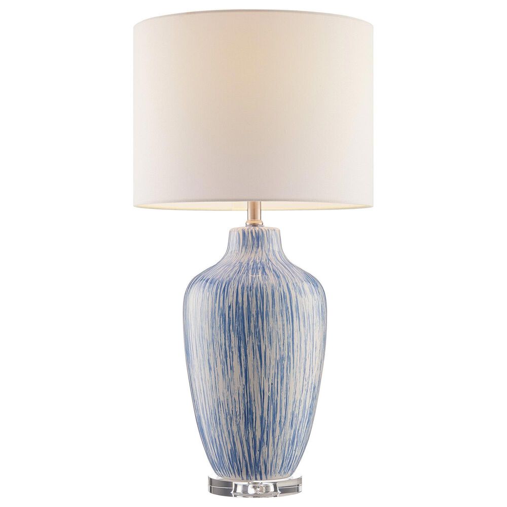 Lite Source Table Lamp in Blue Brushed, , large