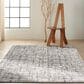 Nourison Rush 6" x 9" Ivory and Grey Area Rug, , large
