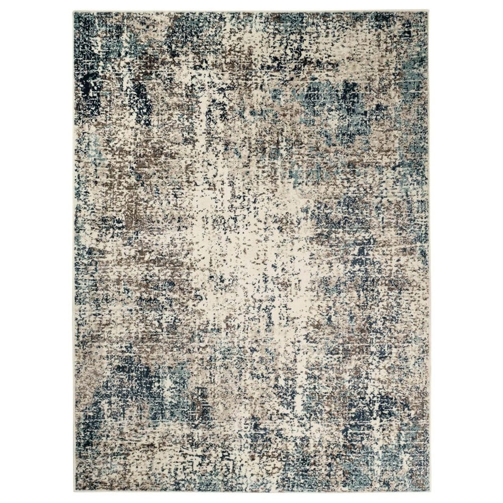 Amer Rugs Allure 5"1" x 7"6" Gray and Blue Area Rug, , large