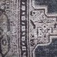 Feizy Percy 4" x 6" Charcoal and Ivory Area Rug, , large
