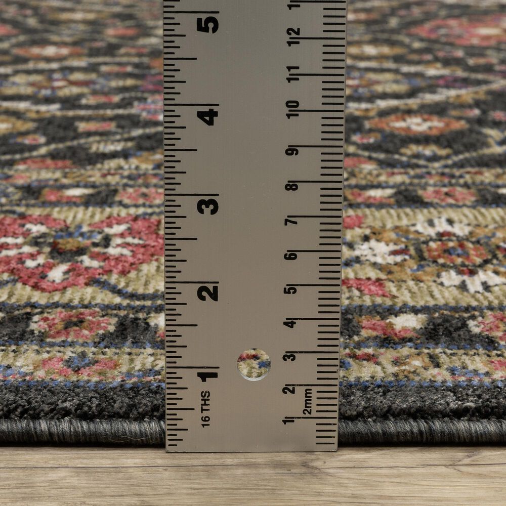 Oriental Weavers Hastings 2&#39;3&quot; x 7&#39;6&quot; Gray Runner, , large