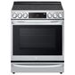 LG 6.3 Cu. Ft. Smart Wi-Fi Enabled ProBake Convection InstaView Slide-In Electric Range with Air Fry and Glass Cooktop in Stainless Steel, , large