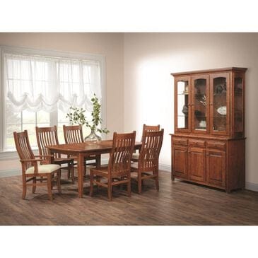 Trailway Llc Bourbon Trail Dining Table and 6 Chairs in Turkish Coffee
, , large