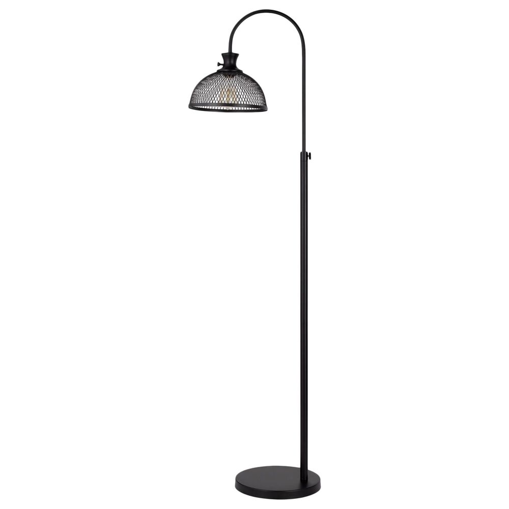 Cal Lighting Lewiston Adjustable Floor Lamp in Black, , large