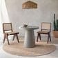 Surya Masterpiece Light Gray, Beige, Tan and Medium Brown 5"3" Round Area Rug, , large