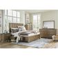 Millenium Dresser and Mirror in Light Brown, , large
