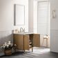 James Martin Vanities Laurent 30" Single Bathroom Vanity in Light Natural Oak with 3 cm Victorian Silver Quartz Top and Rectangular Sink, , large