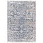 Surya Tuscany TUS-2320 Dark Blue, Denim, Tan, Charcoal, Light Gray and Cream 12" x 15" Area Rug, , large