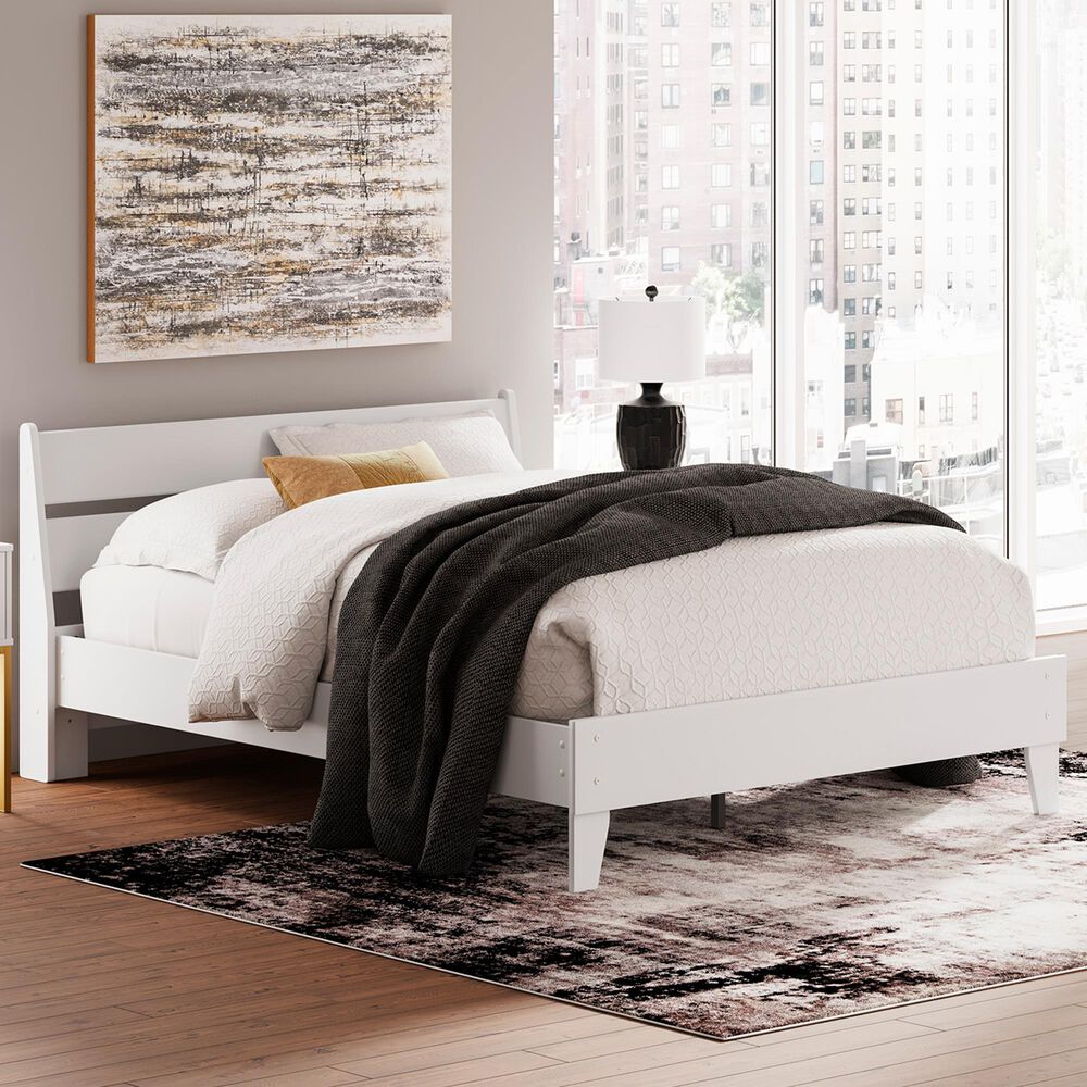 Ashley Socalle Queen Panel Platform Bed in Two-tone, , large