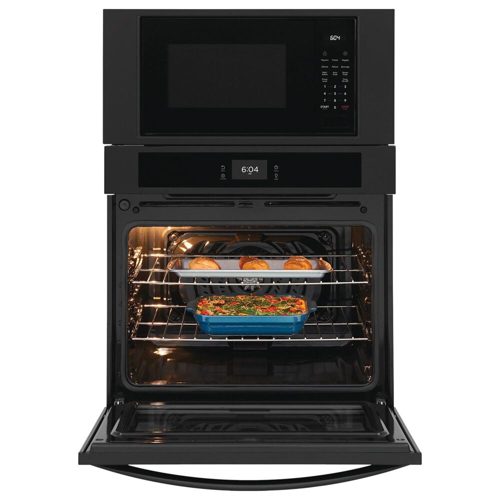 Frigidaire 30&quot; Microwave Combination Wall Oven in Black, , large