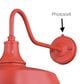 Vaxcel Dorado 15" 1-Light Outdoor Wall Sconce in Red, , large