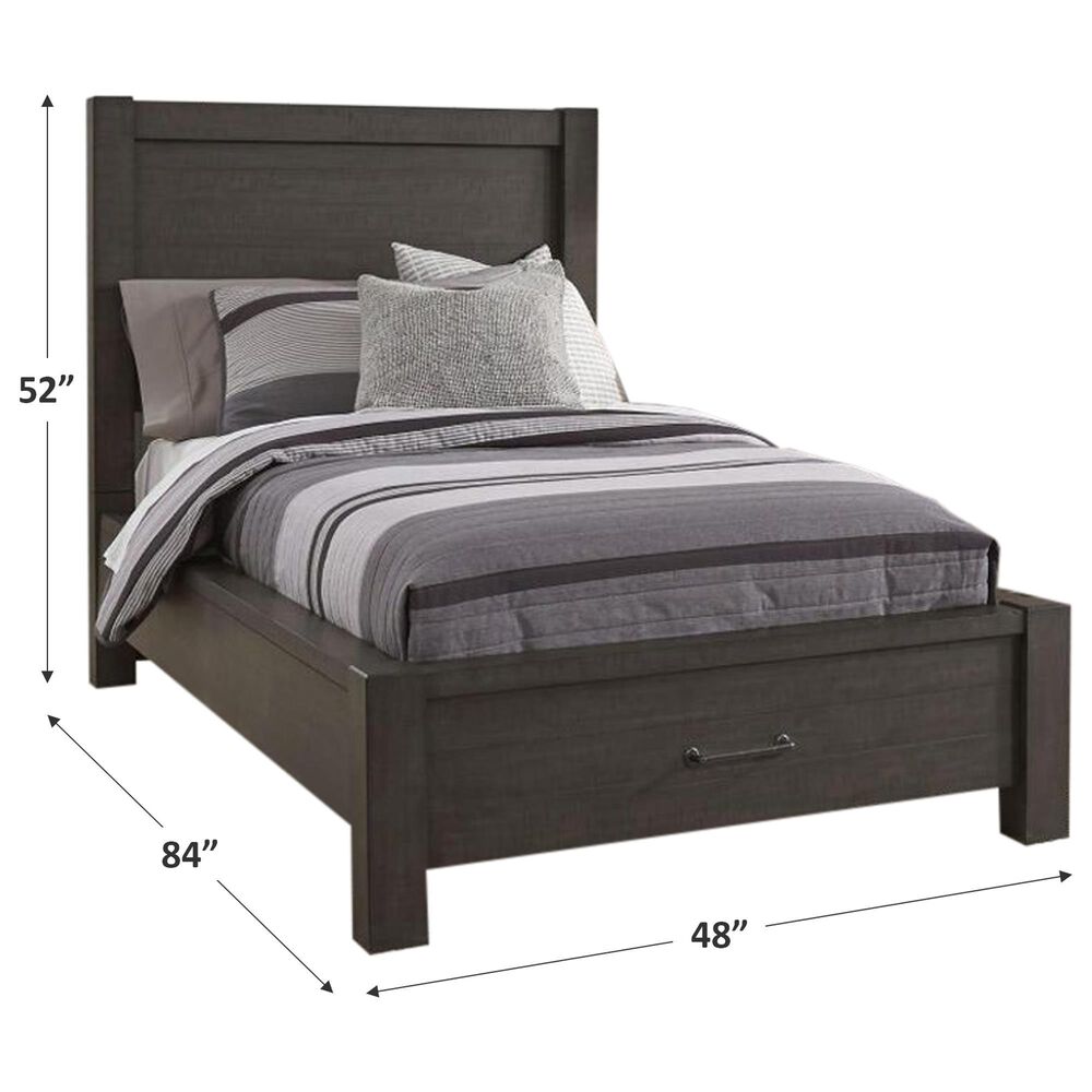 Riva Ridge Mill Creek Twin Storage Bed in Carob, , large