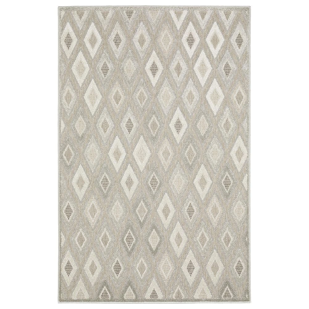 Oriental Weavers Tangier TAN02 6"7" x 9"6" Beige Area Rug, , large