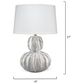 Splendor Living Yardfield Table Lamp in White and Blue, , large