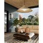 Troy Lighting Devlin 44" 1-Light Exterior Pendant in Bronze, , large