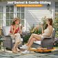 HOMLUX 7-Piece Patio Set in Grey, , large