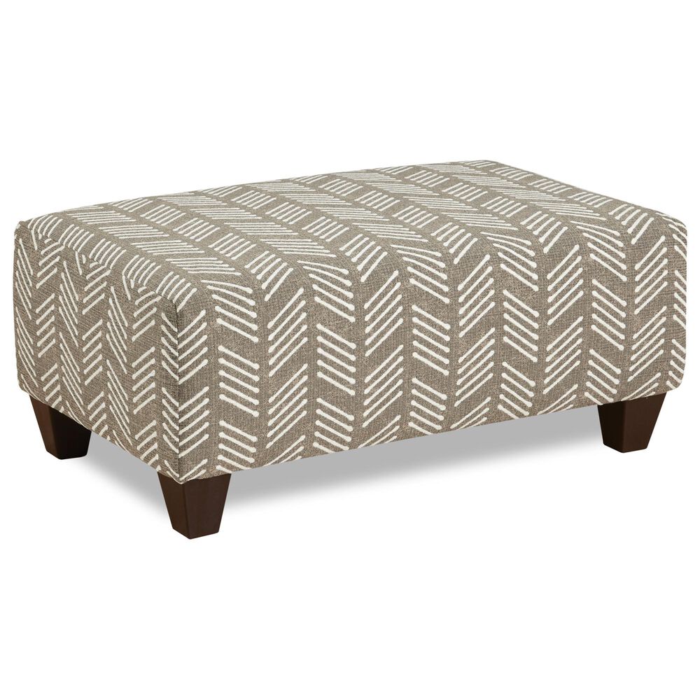 Arapahoe Home Shearling Cocktail Ottoman in Coconut Mocha, , large
