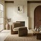 Safavieh Ainslie Accent Chair in Brown, , large