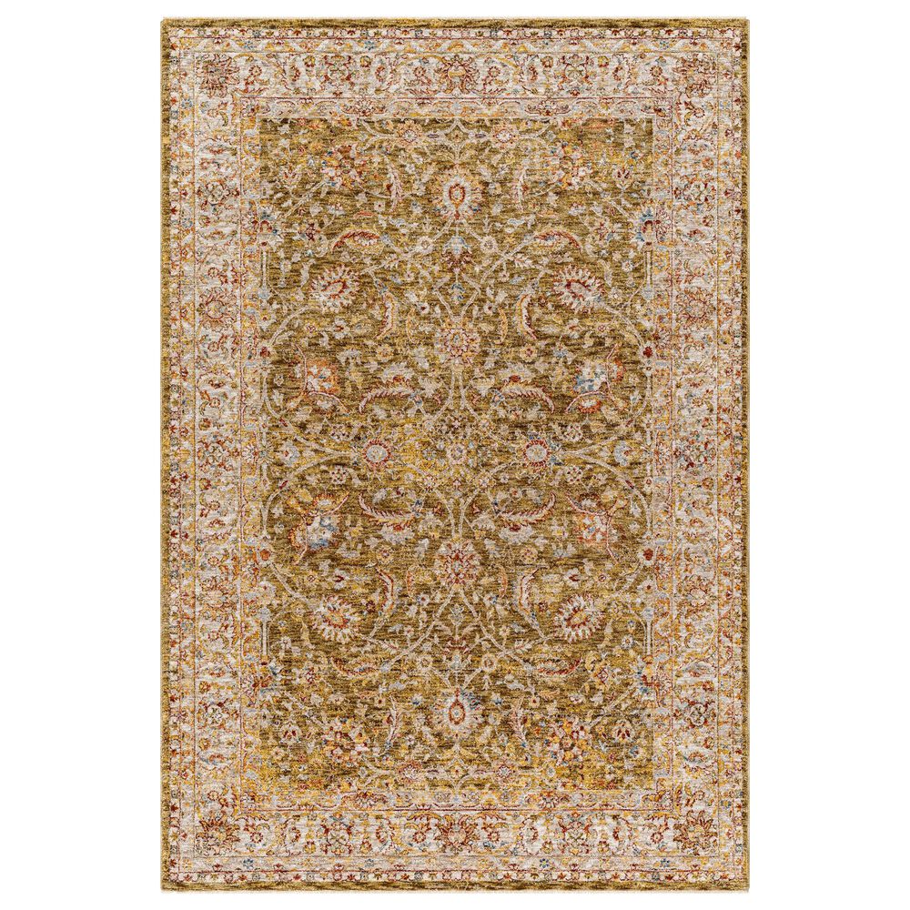 Surya Mona Lisa 2" x 3" Olive, Mustard, Tan, Brick Red, Burgundy, Sage and Dark Blue Area Rug, , large