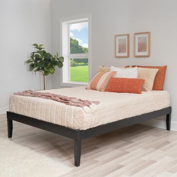 Linden Boulevard Polly Queen Platform Bed without Headboard in Black, , large