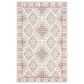 Safavieh Micro-Loop 5" x 8" Ivory and Red Area Rug, , large