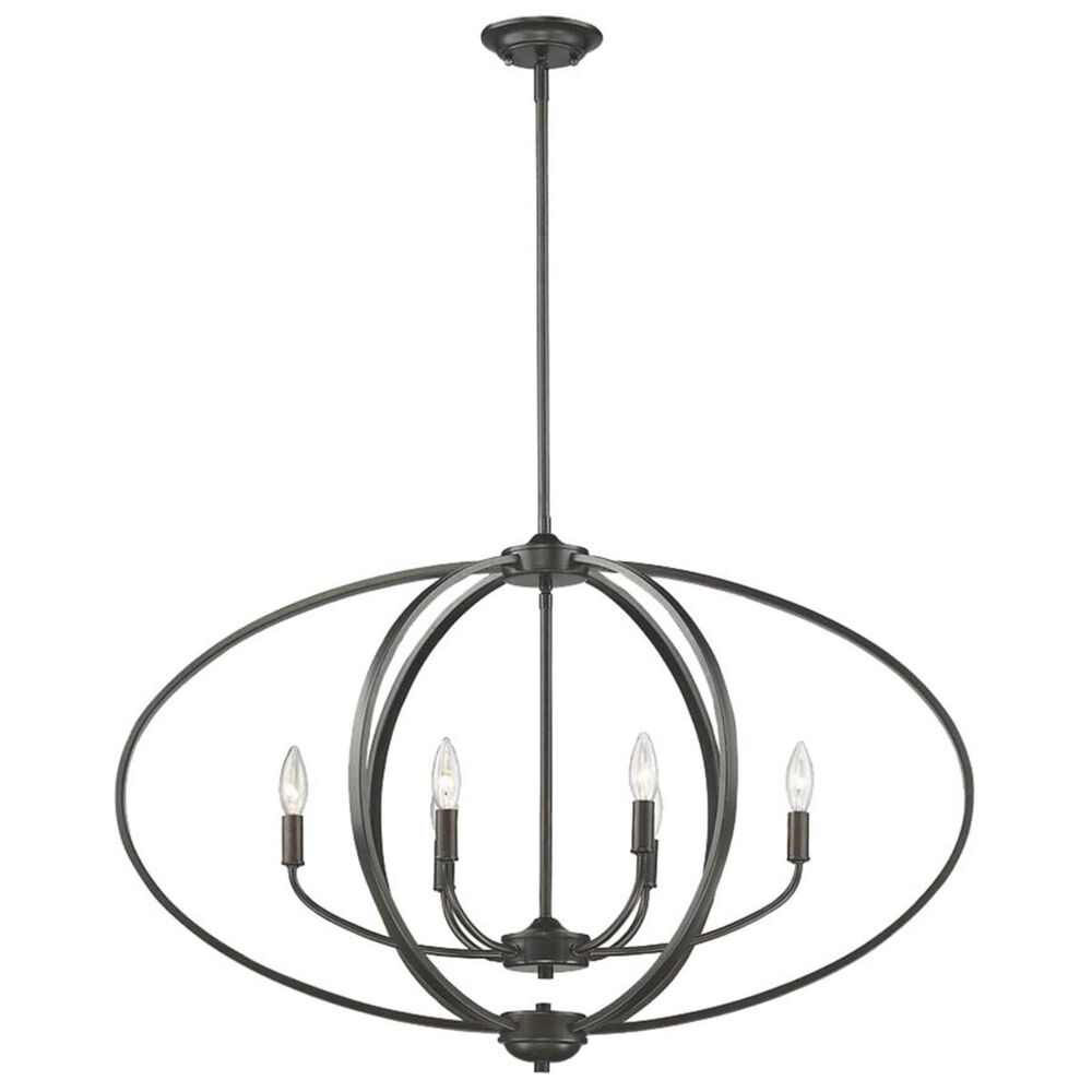Golden Lighting Colson EB Linear Pendant in Etruscan Bronze, , large