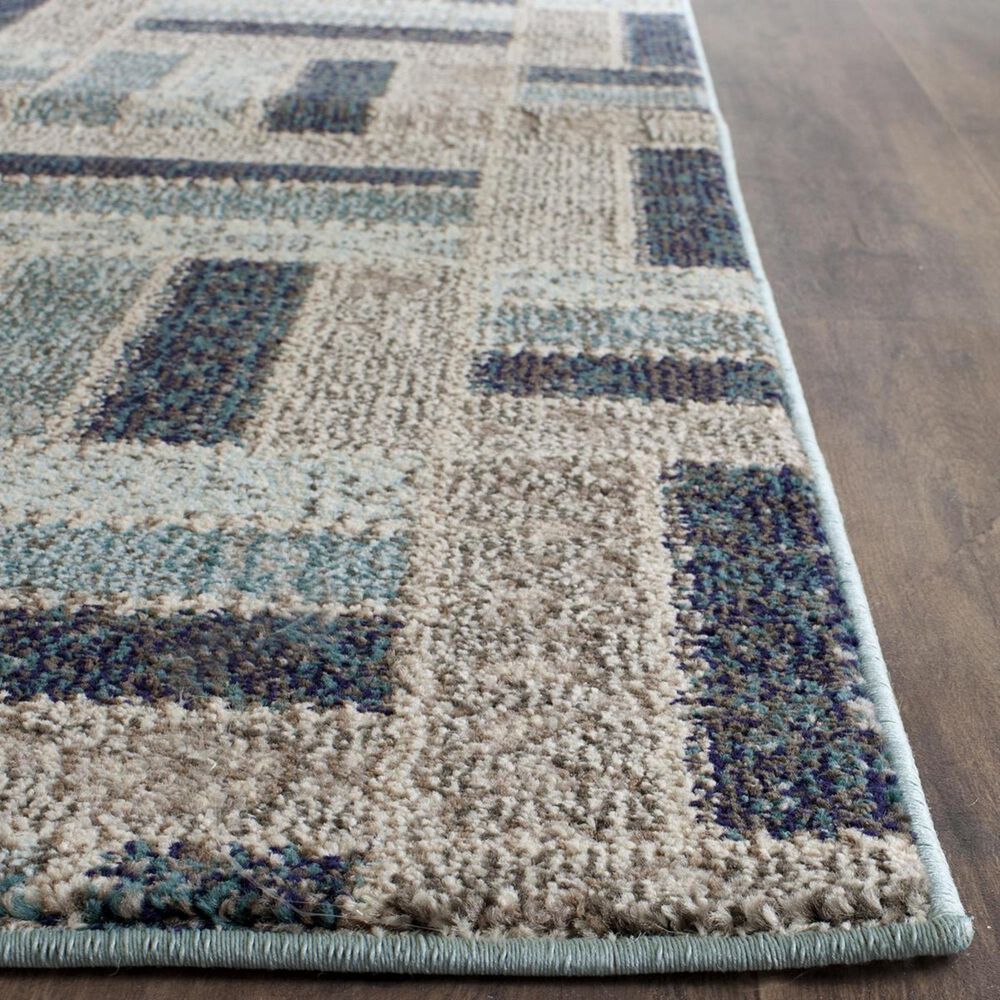 Safavieh Monaco MNC214E-28 2&#39;2&quot; x 8&#39; Grey/Blue Runner, , large