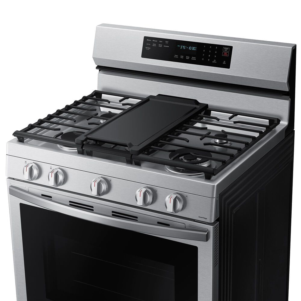Samsung 6 Cu. Ft. Freestanding Gas True Convection Range with Wi-Fi and Air Fry in Stainless Steel, , large