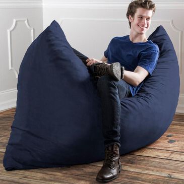 Jaxx 5.5" Pillow Bean Bag Pillow in Navy, , large