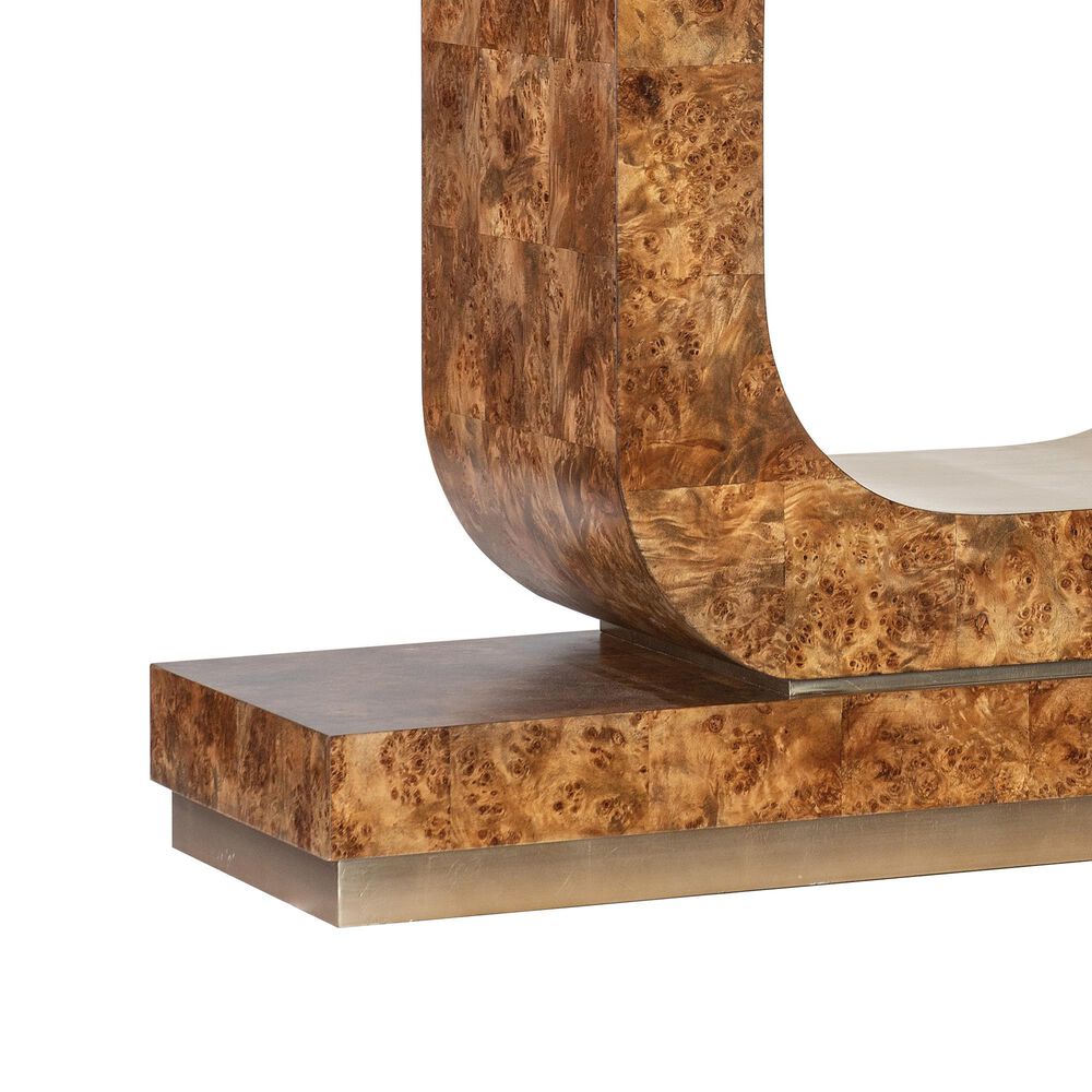 Hooker Furniture MelangeBurlesque Console Table in Gold, , large
