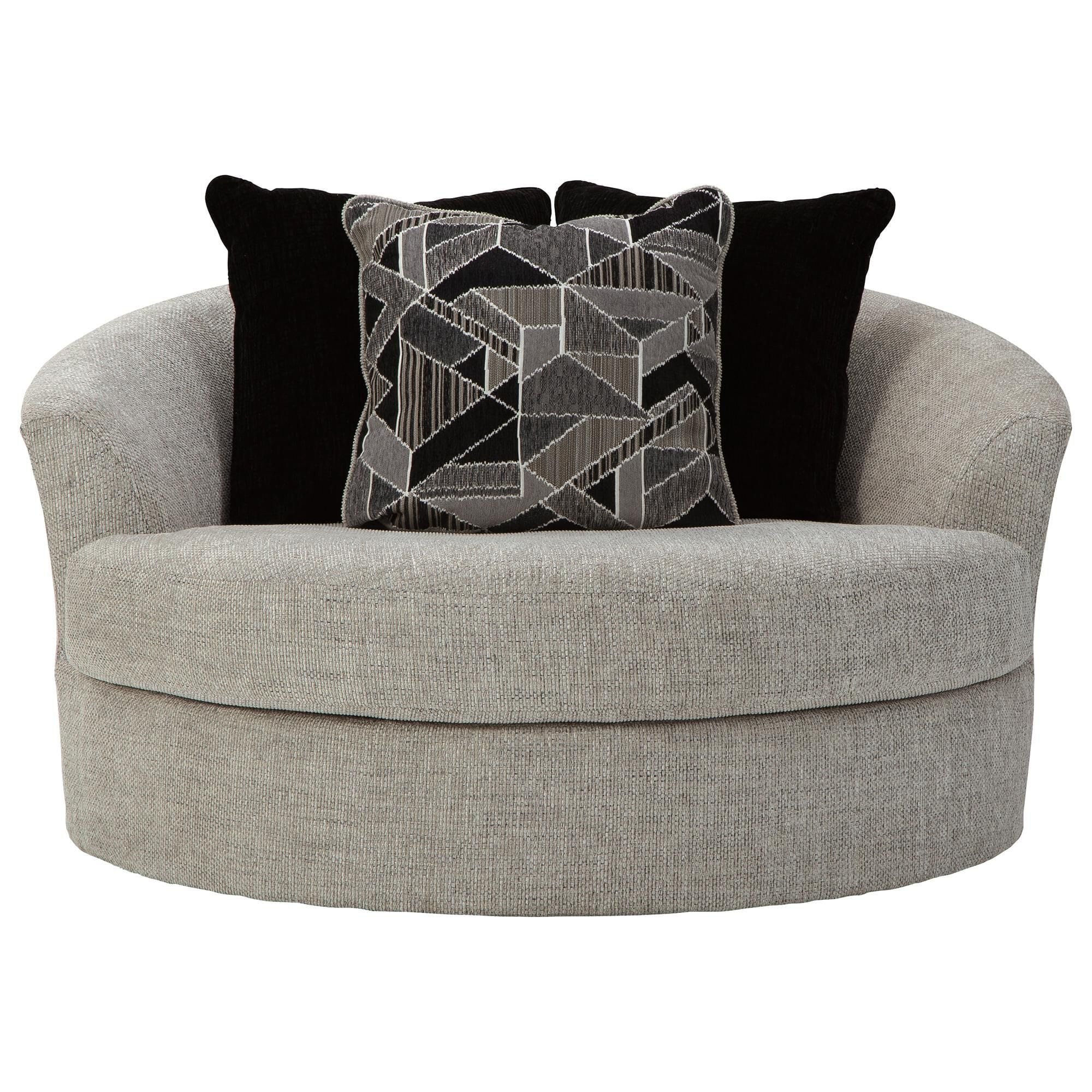 Circle hot sale swivel chair