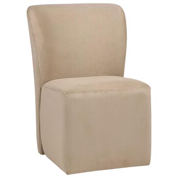 Coaster Jaelynn Upholstered Side Chair in Tan, , large