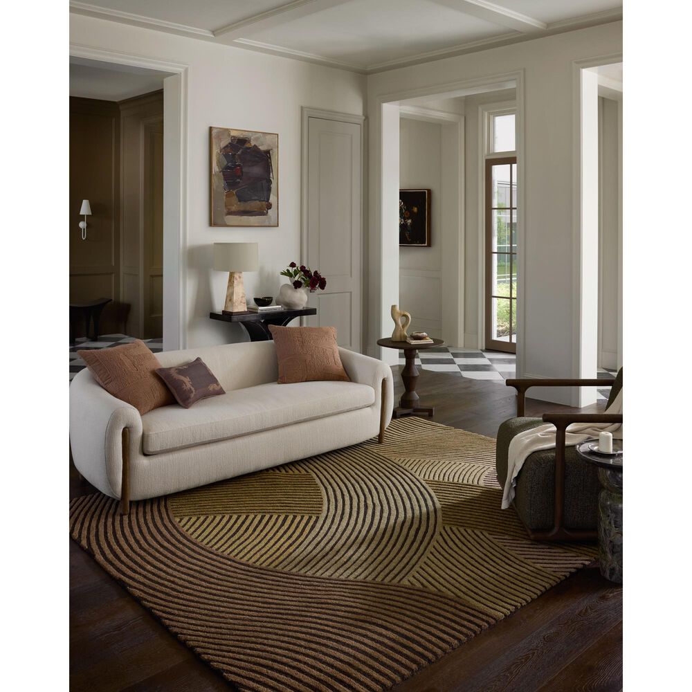 Loloi Madi Espresso and Multicolor 2'6" x 7'6" Runner, , large