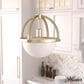 Hunter Wedgefield 1-Light Pendant in Alturas Gold, , large