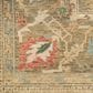 Nourison Heritage Vine HTV05 Charcoal 12" x 15" Area Rug, , large