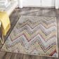 Safavieh Monaco MNC220F 3" x 5" Multicolor Area Rug, , large
