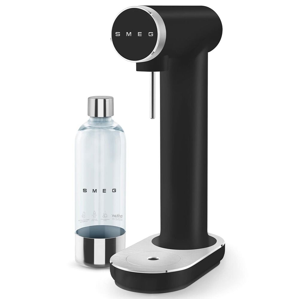 SMEG Collezione Sparkling Water Maker in Black and Chrome, , large