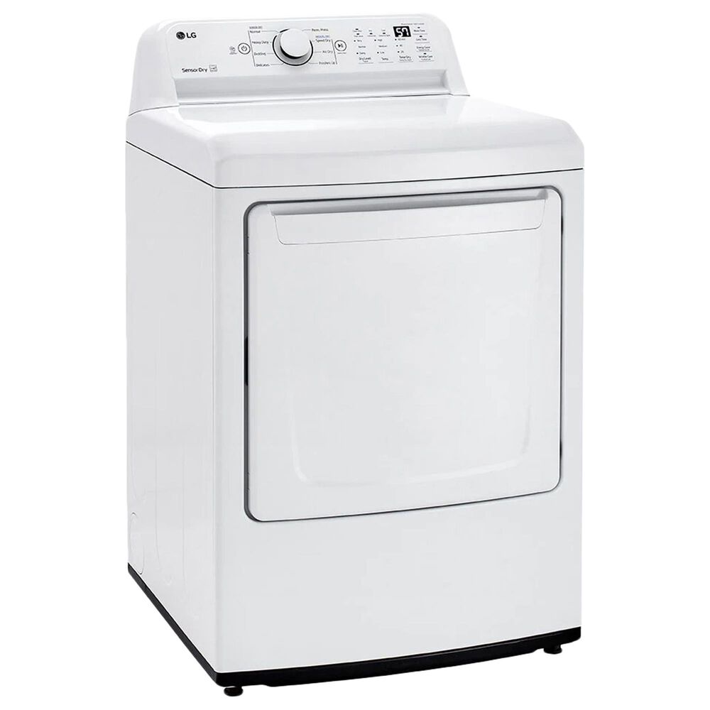 LG 7.3 Cu. Ft. Ultra Large Capacity Gas Dryer with Sensor Dry Technology in White, , large