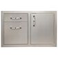 Alfresco 36" Door/Drawer Combo in Stainless Steel, , large
