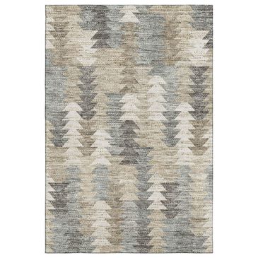 Dalyn Rug Company Trevi TV20 9" x 12" Taupe Area Rug, , large