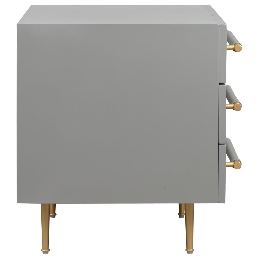 Tov Furniture Trident Nightstand in Grey, , large